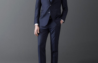 What fabrics are generally used for high-end suits?